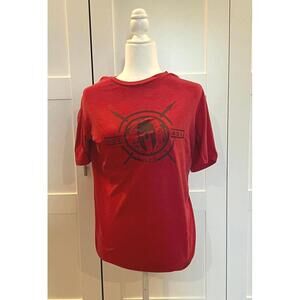 New Men's Red Official Craft Spartan Race T-shirt Size Medium